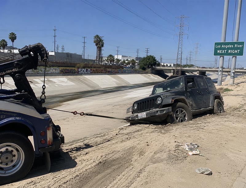Winch Out Service Los Angeles Roadside Assistance 